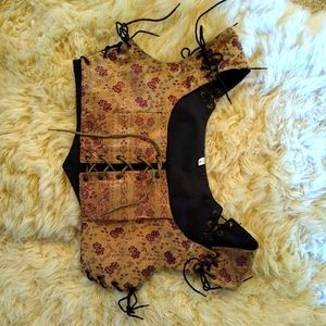 Renaissance corset lace up top